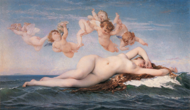 Zrození Venuše, Alexandre Cabanel, 1863